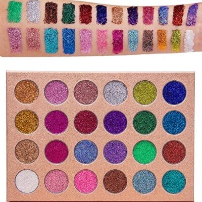 Delanci - Pressed Glitter Eyeshadow Palette - Image 3