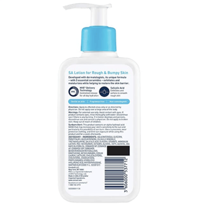 CeraVe SA Lotion for Rough & Bumpy Skin 8oz - Image 2
