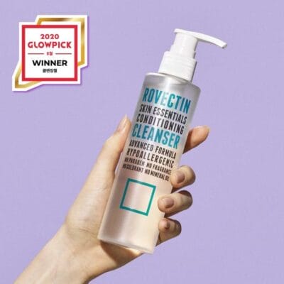 rovectin Rovectin Conditioning Cleanser is a gentle, low-pH, hydrating cleanser. It safely washes away daily grime without stripping your skin of its protective moisture barrier. The best part? No more tight skin after cleansing.