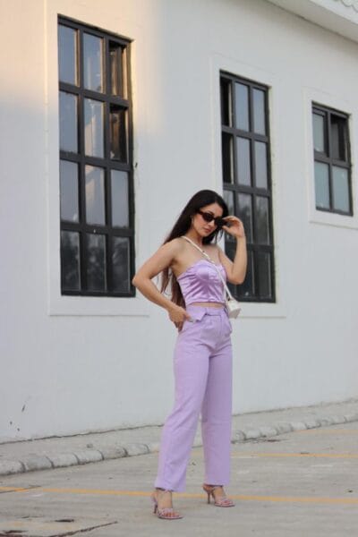 High-Waist Wide-Leg Trouser