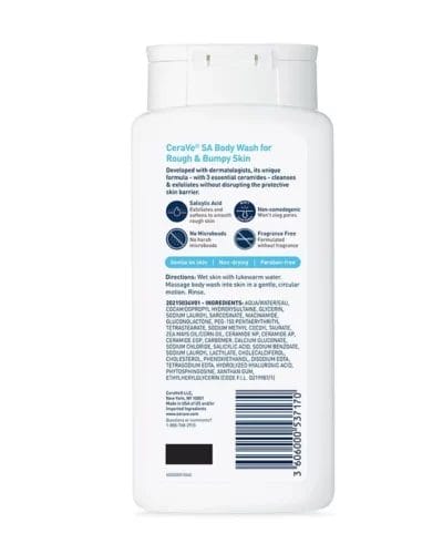 CeraVe SA Body Wash for Rough & Bumpy Skin - Image 2