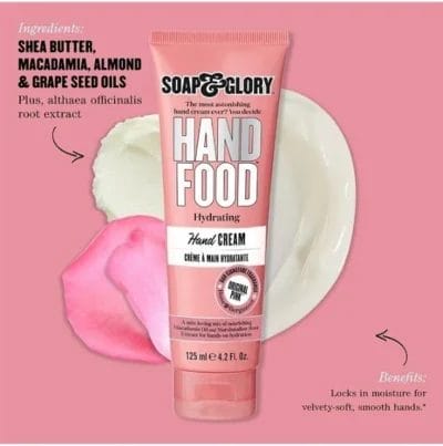 Soap & Glory Hand Food Hydrating Hand Cream Original Pink