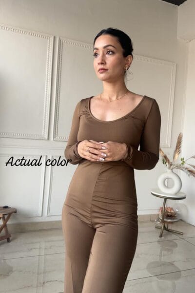 SCOOP Neck SLIPON Jumpsuit - Image 3