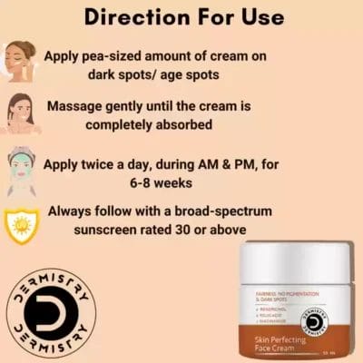 Dermistry Pigmentation Removal Kojic Acid Niacinamide Fairness Face Cream