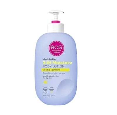 eos Shea Better Body Lotion- Vanilla Cashmere, 24-Hour Moisture Skin Care 16 fl oz