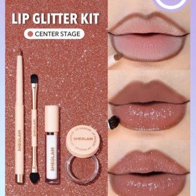 SHEGLAM Lip Dazzler Glitter Kit Center Stage