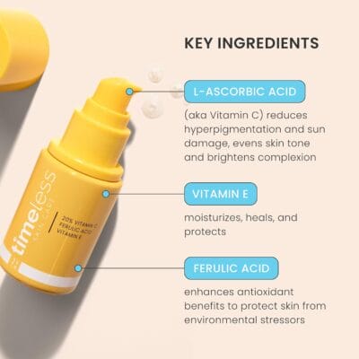 Timeless Skin Care Vitamin C Serum with Vitamin E & Ferulic Acid - 20% - Image 4