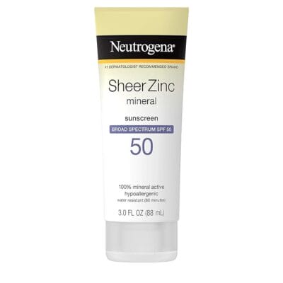 Neutrogena Sheer Zinc Oxide Dry-Touch Sunscreen Lotion with Broad Spectrum SPF 50 88ml